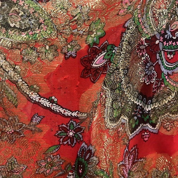 PAT SANDLER SILK GOWN 6 - Picture 6 of 9